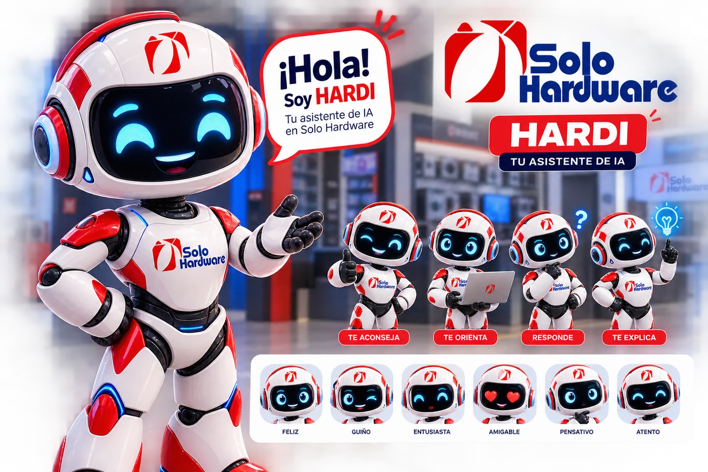 HARDI, asistente de inteligencia artificial de Solo Hardware: te aconseja, te orienta, responde y explica